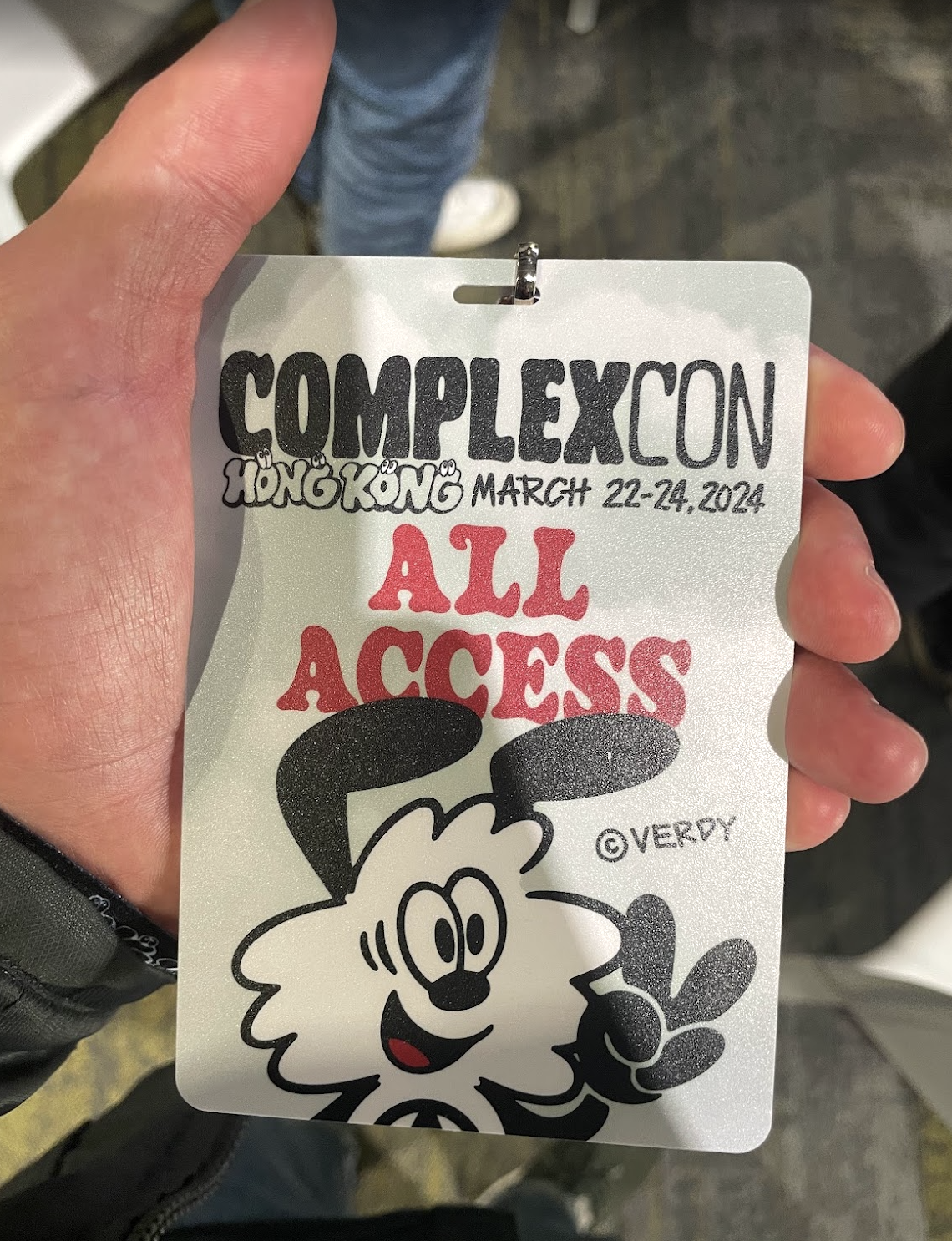 ComplexCon Hong Kong all-access badge