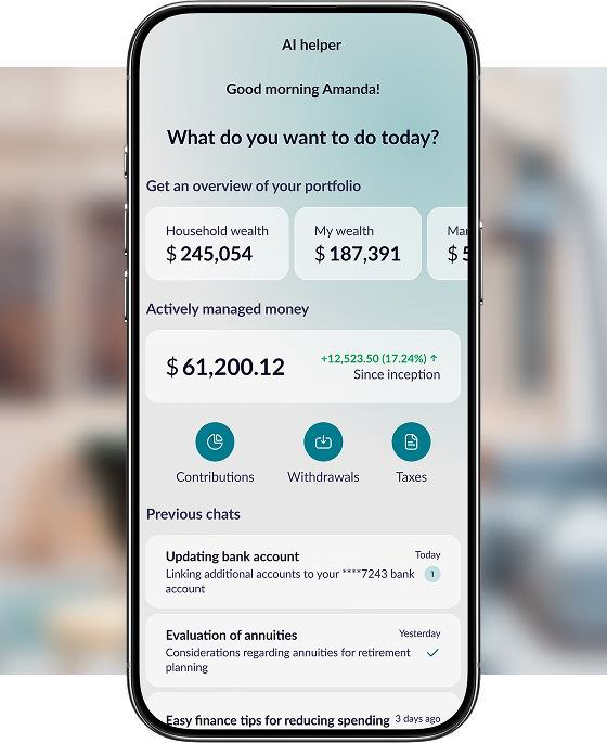 Private AI assistant on a phone